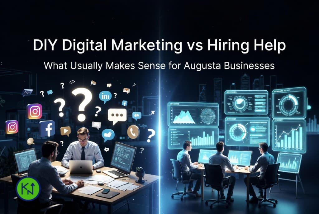 DIY Digital Marketing vs Hiring Help in Augusta: What Usually Makes Sense — featured image