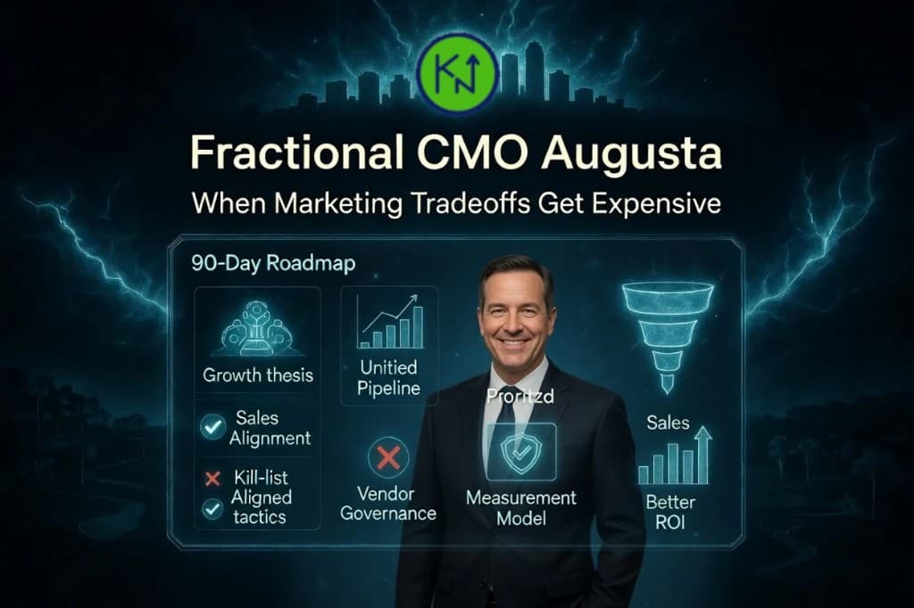 Fractional CMO Augusta Companies Hire When Marketing Tradeoffs Get Expensive