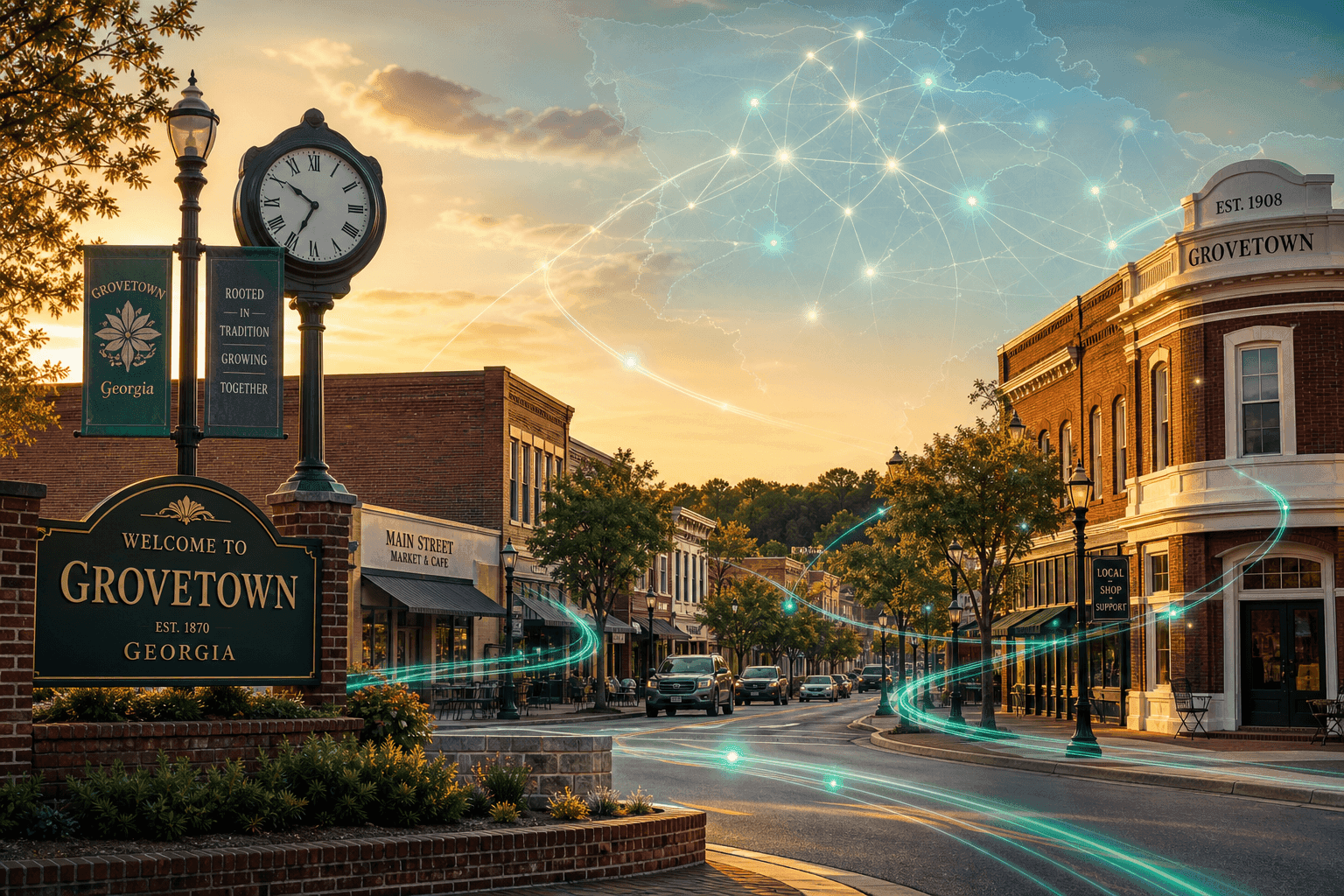 Grovetown & Evans GA Digital Marketing: Suburb Intent Without Thin City Pages — featured image