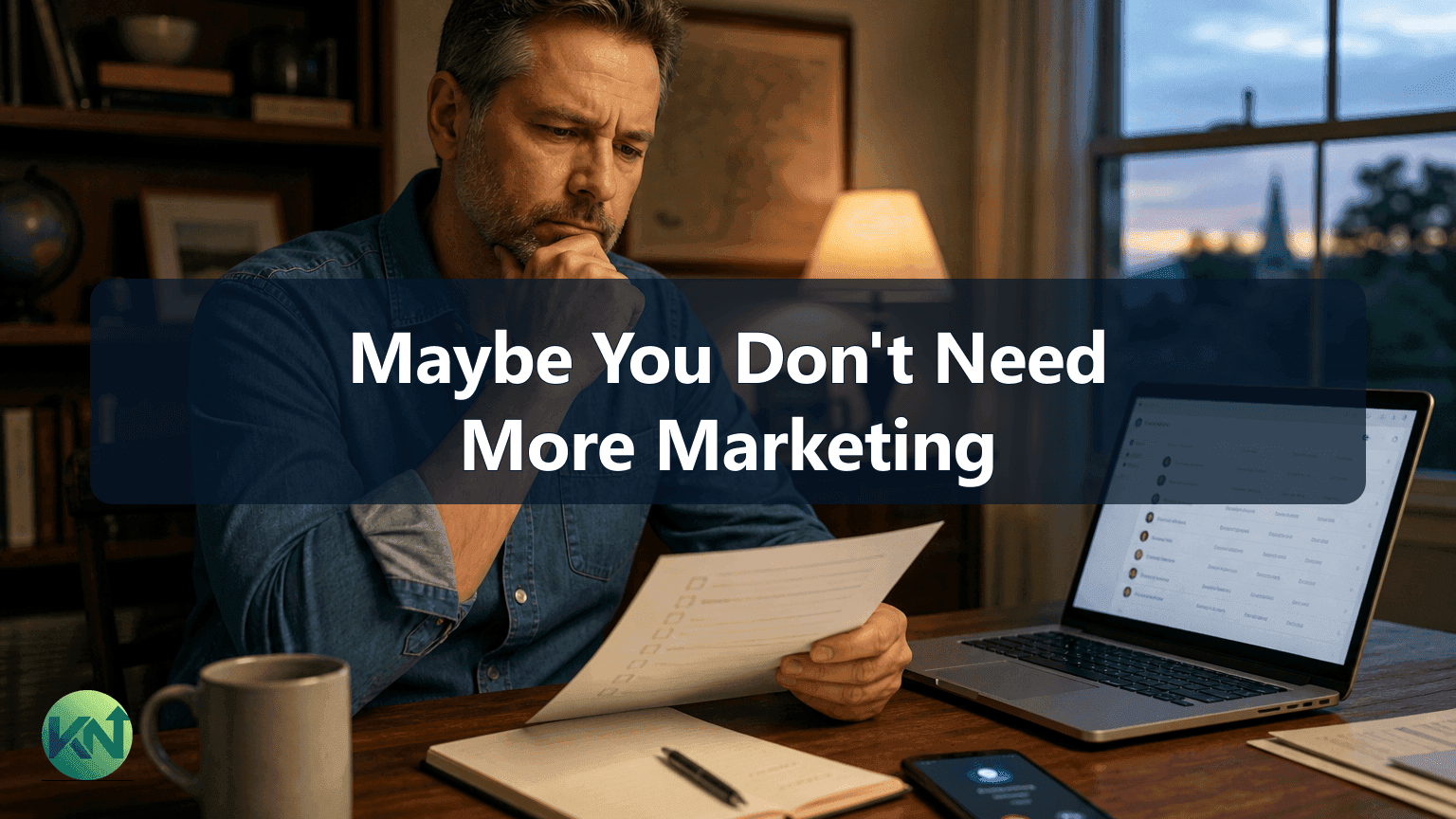 Maybe You Don't Need More Marketing — featured image