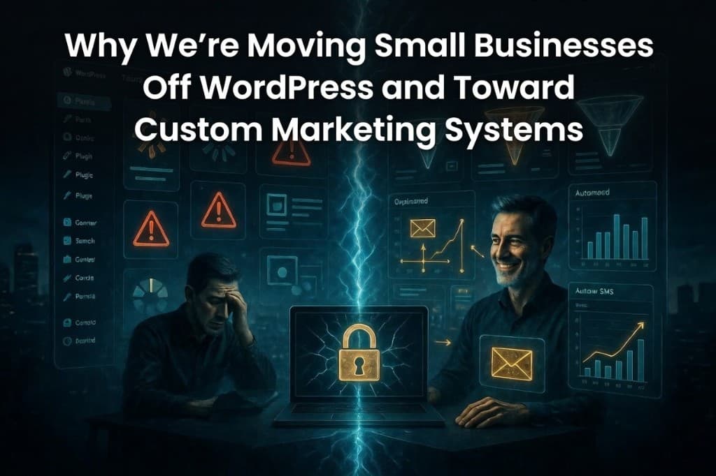 Why We’re Moving Small Businesses Off WordPress and Toward Custom Marketing Systems