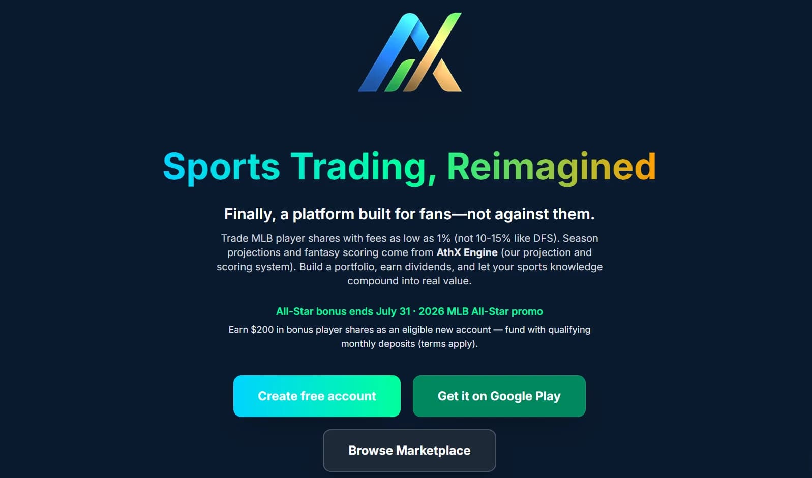 AthX homepage on getathx.com — example of a modern web product we ship
